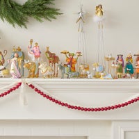 Patience Brewster Nativity Mother & Baby Donkey Figures