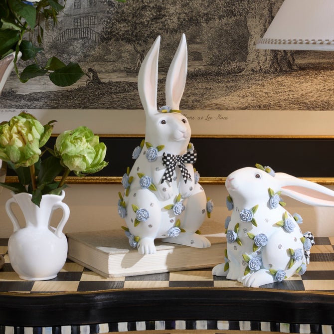 Patience Brewster Periwinkle Peony Standing Rabbit image number 3