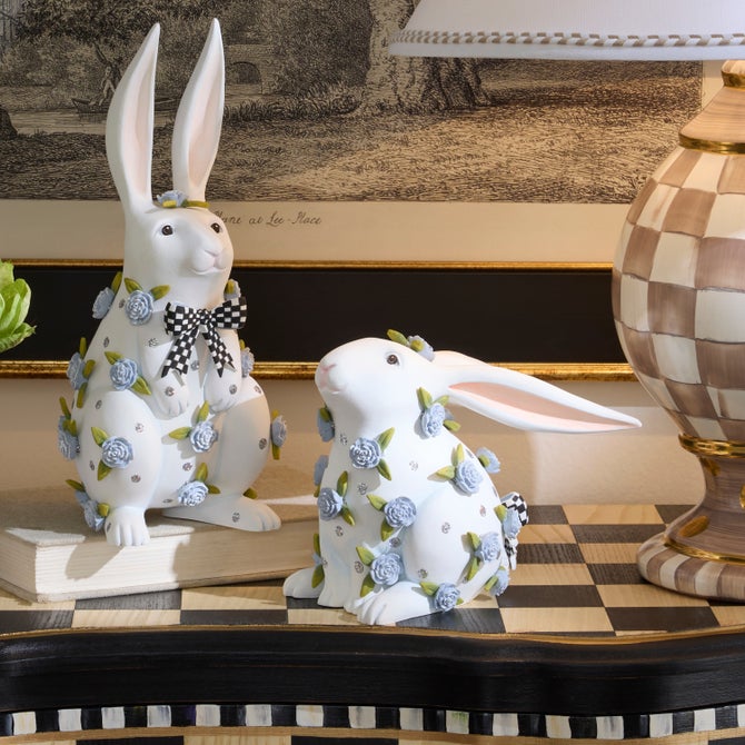 Patience Brewster Periwinkle Peony Sitting Rabbit image number 3