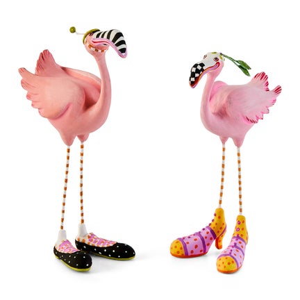 Patience Brewster Sheila & Sheldon Flamingo Mini Figures