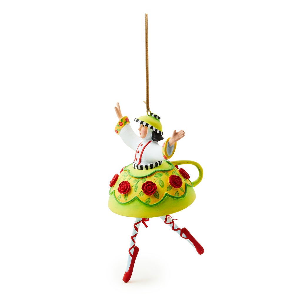 Patience Brewster Nutcracker Suite Chinese Teacup Ornament mackenzie-childs Panama imagen 1