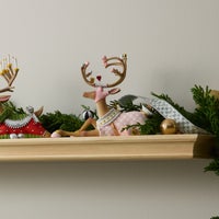 Patience Brewster Dash Away Sitting Cupid Reindeer Figure