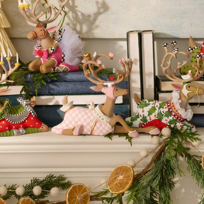 Patience Brewster Dash Away Sitting Cupid Reindeer Figure image number 3