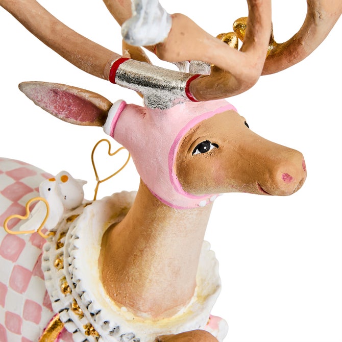 Patience Brewster Dash Away Sitting Cupid Reindeer Figure image number 4