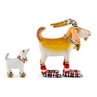 Patience Brewster Mini Nativity Nathan & Noel Goat Figures