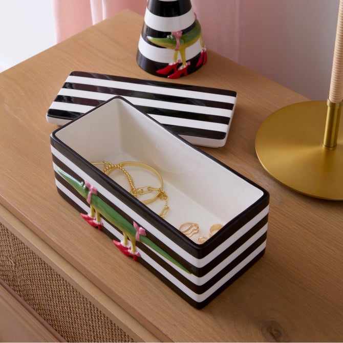 Patience Brewster Gloria Alligator Lidded Box image number 4