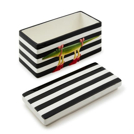 Patience Brewster Gloria Alligator Lidded Box