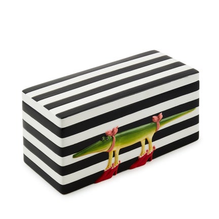 Patience Brewster Gloria Alligator Lidded Box