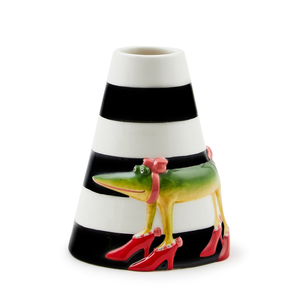 Patience Brewster Gloria Alligator Bud Vase mackenzie-childs Panama imagen 1 Patience Brewster Gloria Alligator Bud Vase mackenzie-childs Panama imagen 1