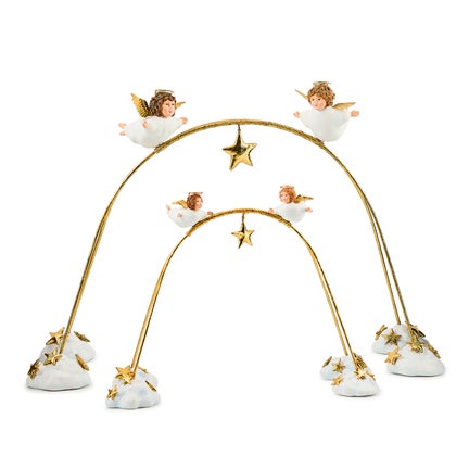 Patience Brewster Nativity Cherub Angels Arch Set, Set of 4