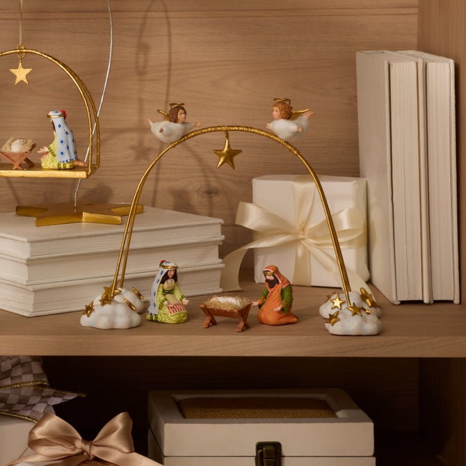 Patience Brewster Nativity Cherub Angels Mini Arch Set, Set of 4 image number 1