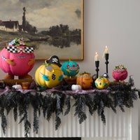 Patience Brewster Clown Pumpkin