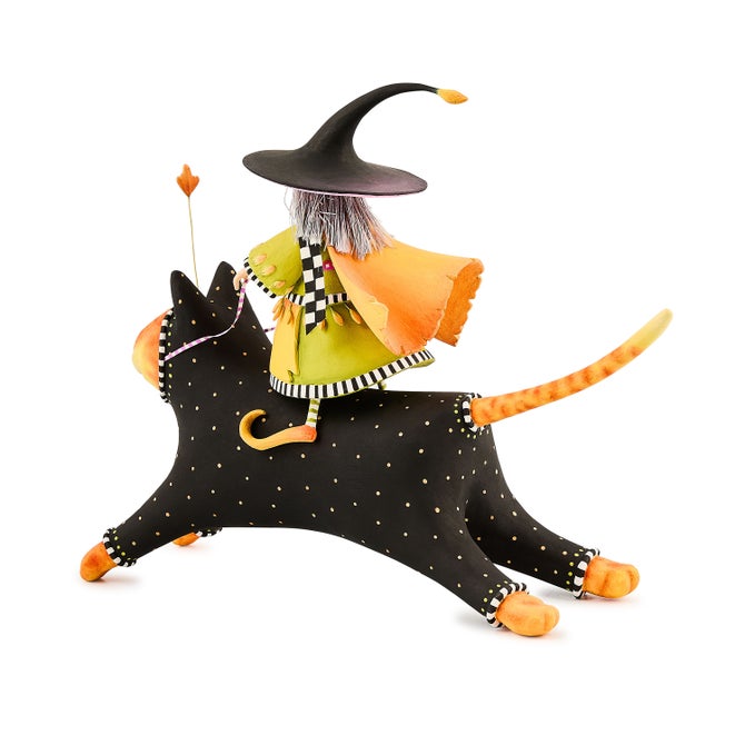 Patience Brewster Witch on Cat Figure image number 2
