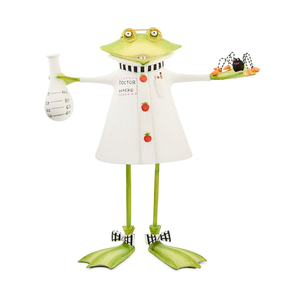 Patience Brewster Dr. Wacko Frog Figure mackenzie-childs Panama imagen 1