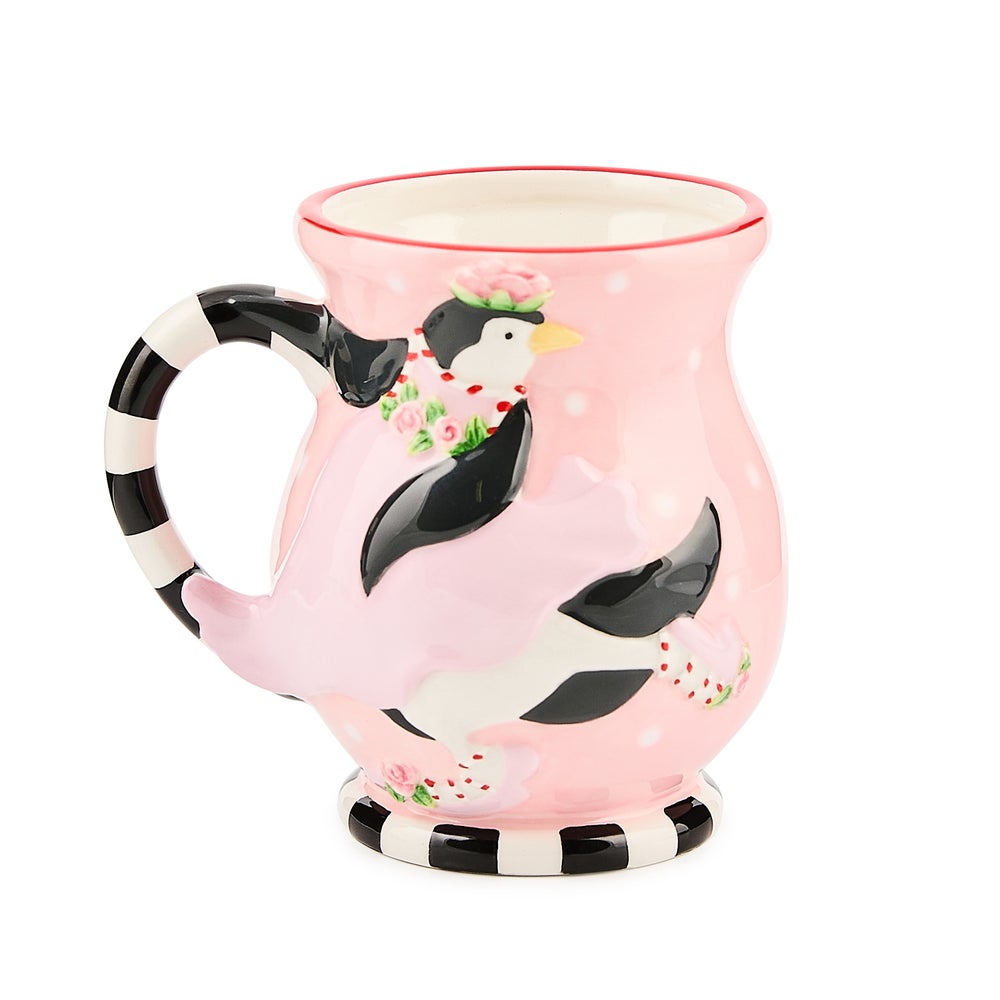 Patience Brewster Millicent Penguin Ceramic Mug mackenzie-childs Panama imagen 1 Patience Brewster Millicent Penguin Ceramic Mug mackenzie-childs Panama imagen 1