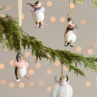 Patience Brewster Penguins En Pointe Mini Ornaments, Set of 4