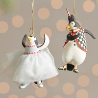 Patience Brewster Penguins En Pointe Mini Ornaments, Set of 4