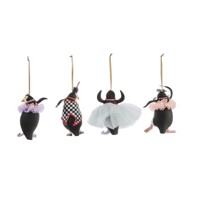 Patience Brewster Penguins En Pointe Mini Ornaments, Set of 4 image number 5