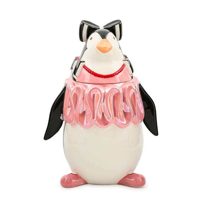 Patience Brewster Millicent Penguin Ceramic Cookie Jar image number 0