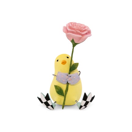 Patience Brewster Chick with Flower