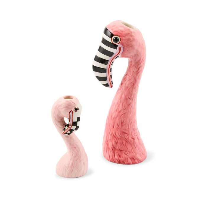 Patience Brewster Flamingo Ceramic Vase image number 2