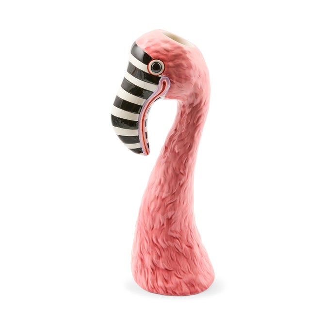 Patience Brewster Flamingo Ceramic Vase image number 0