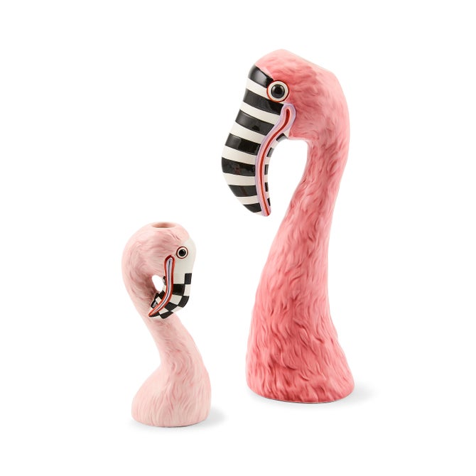 Patience Brewster Flamingo Ceramic Bud Vase image number 2