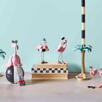 Patience Brewster Sheila and Sheldon Flamingo Figurines