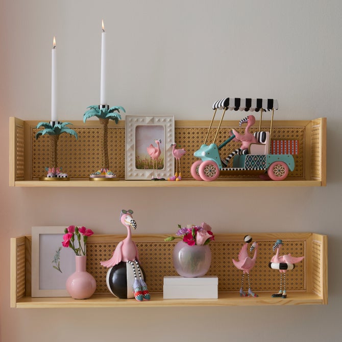 Patience Brewster Sheila and Sheldon Flamingo Figurines image number 4