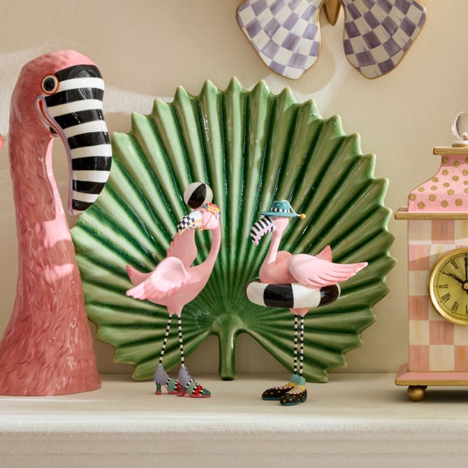 Patience Brewster Sheila and Sheldon Flamingo Figurines image number 5
