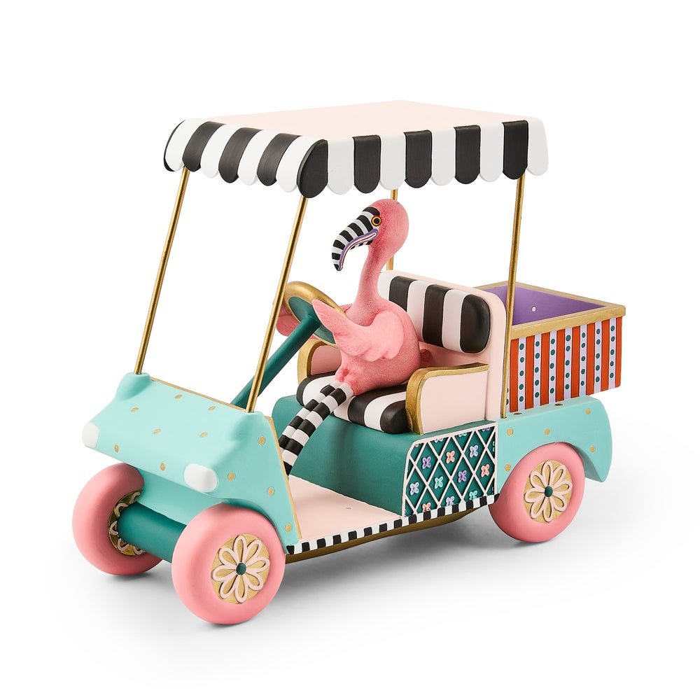 Patience Brewster Sheldon Flamingo Goes Golfing mackenzie-childs Panama imagen 1