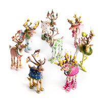 Patience Brewster Dash Away Reindeer Mini Ornaments Set