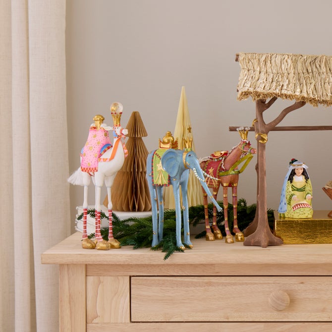 Patience Brewster Nativity Magi Animal Figures, Set of 3 image number 3