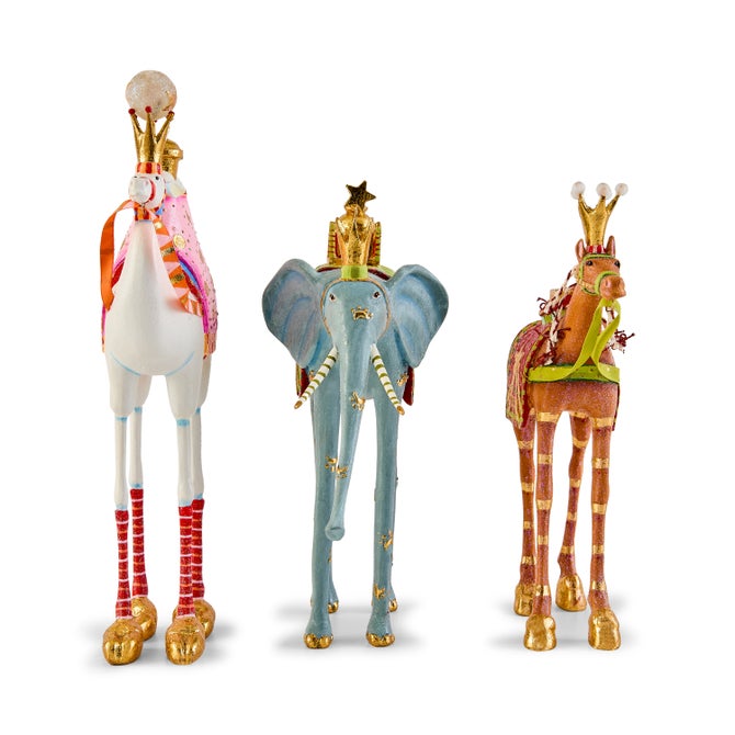 Patience Brewster Nativity Magi Animal Figures, Set of 3 image number 5
