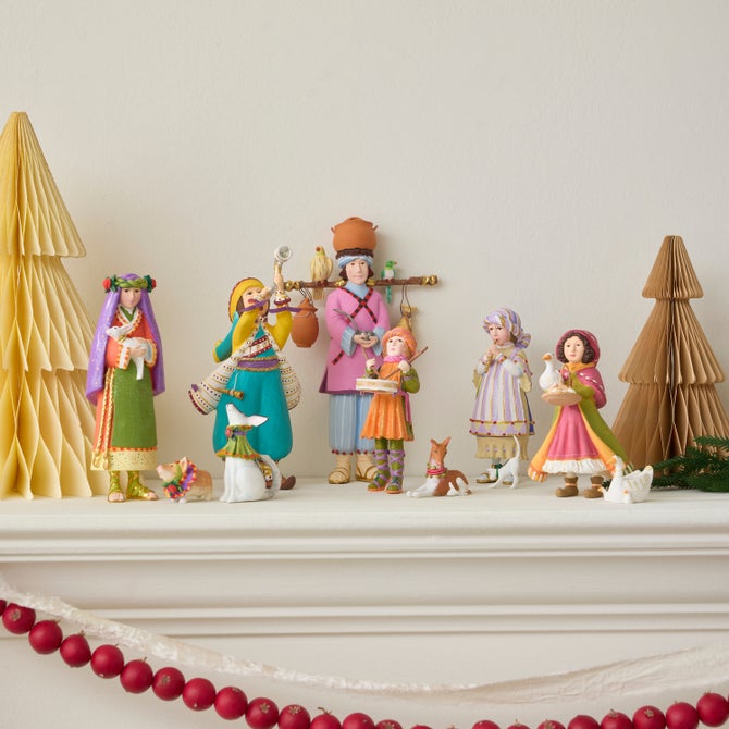 Patience Brewster Nativity Manger Figures Set image number 1