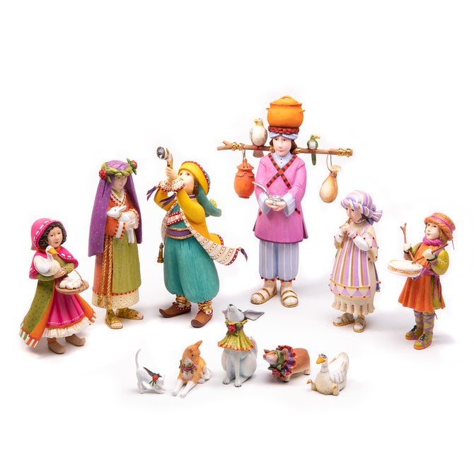 Patience Brewster Nativity Manger Figures Set image number 1