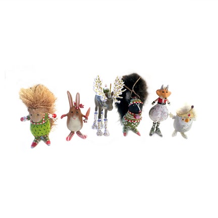 Patience Brewster Woodland Mini Ornament Set