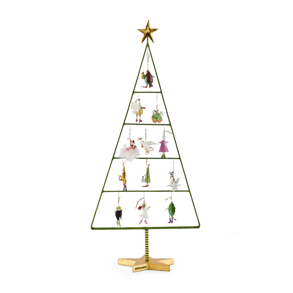 Patience Brewster 12 Days Mini Ornaments with Tree Set mackenzie-childs Panama imagen 6