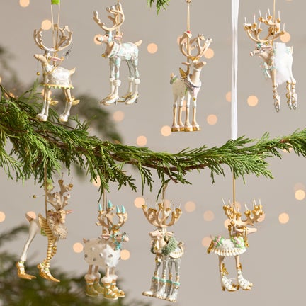 Patience Brewster Moonbeam Reindeer Mini Ornaments Set