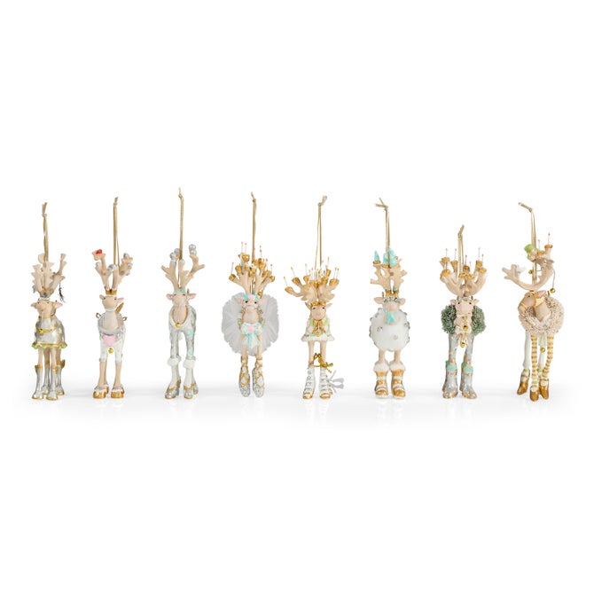 Patience Brewster Moonbeam Reindeer Mini Ornaments Set image number 5