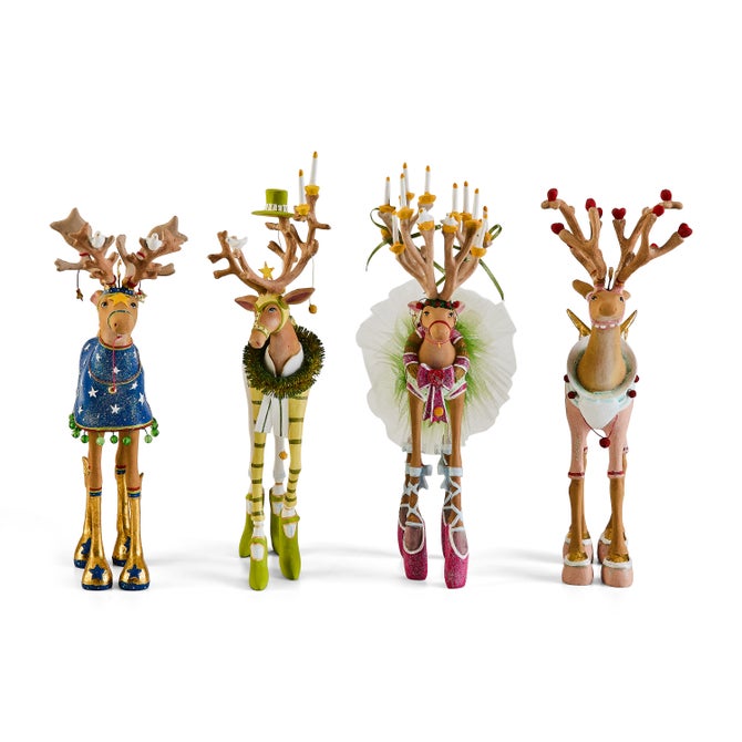 Patience Brewster Dash Away Reindeer Figure Set-B image number 4