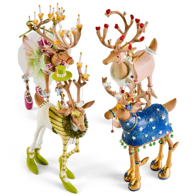 Patience Brewster Dash Away Reindeer Figure Set-B image number 7