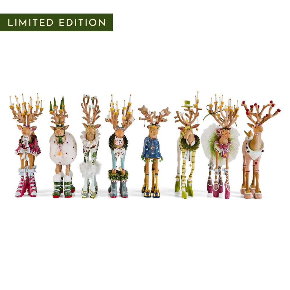 Patience Brewster Dash Away Reindeer Figure Collection mackenzie-childs Panama imagen 1 Patience Brewster Dash Away Reindeer Figure Collection mackenzie-childs Panama imagen 1