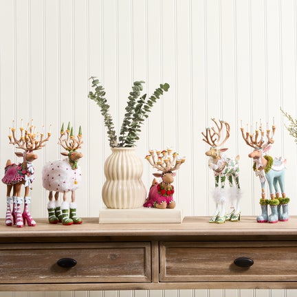 Patience Brewster Dash Away Reindeer Figure Set