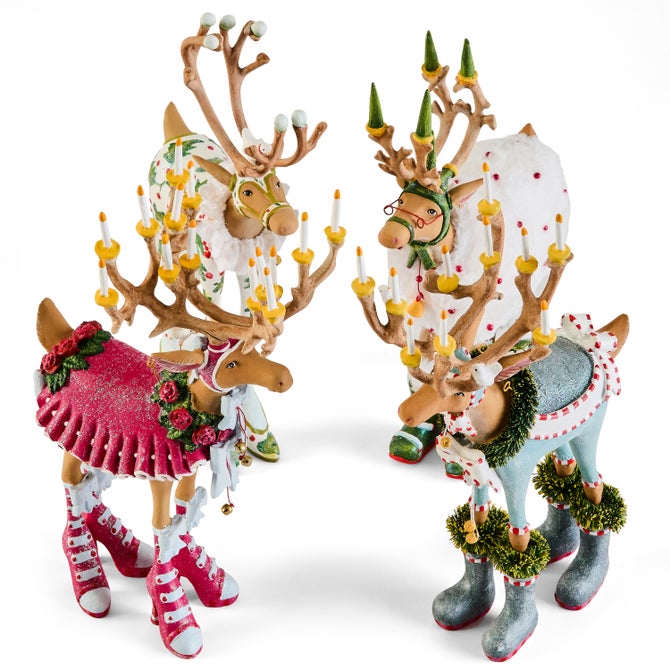 Patience Brewster Dash Away Reindeer Figure Set image number 7