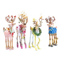 Patience Brewster Dash Away Reindeer Ornament Set-B