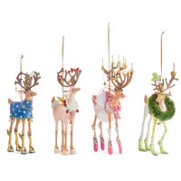 Patience Brewster Dash Away Reindeer Ornament Set-B