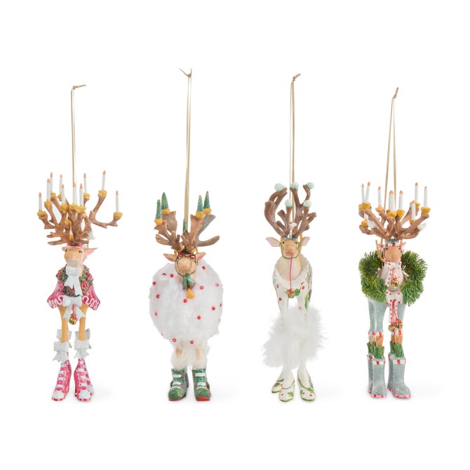 Patience Brewster Dash Away Reindeer Ornament Set image number 3