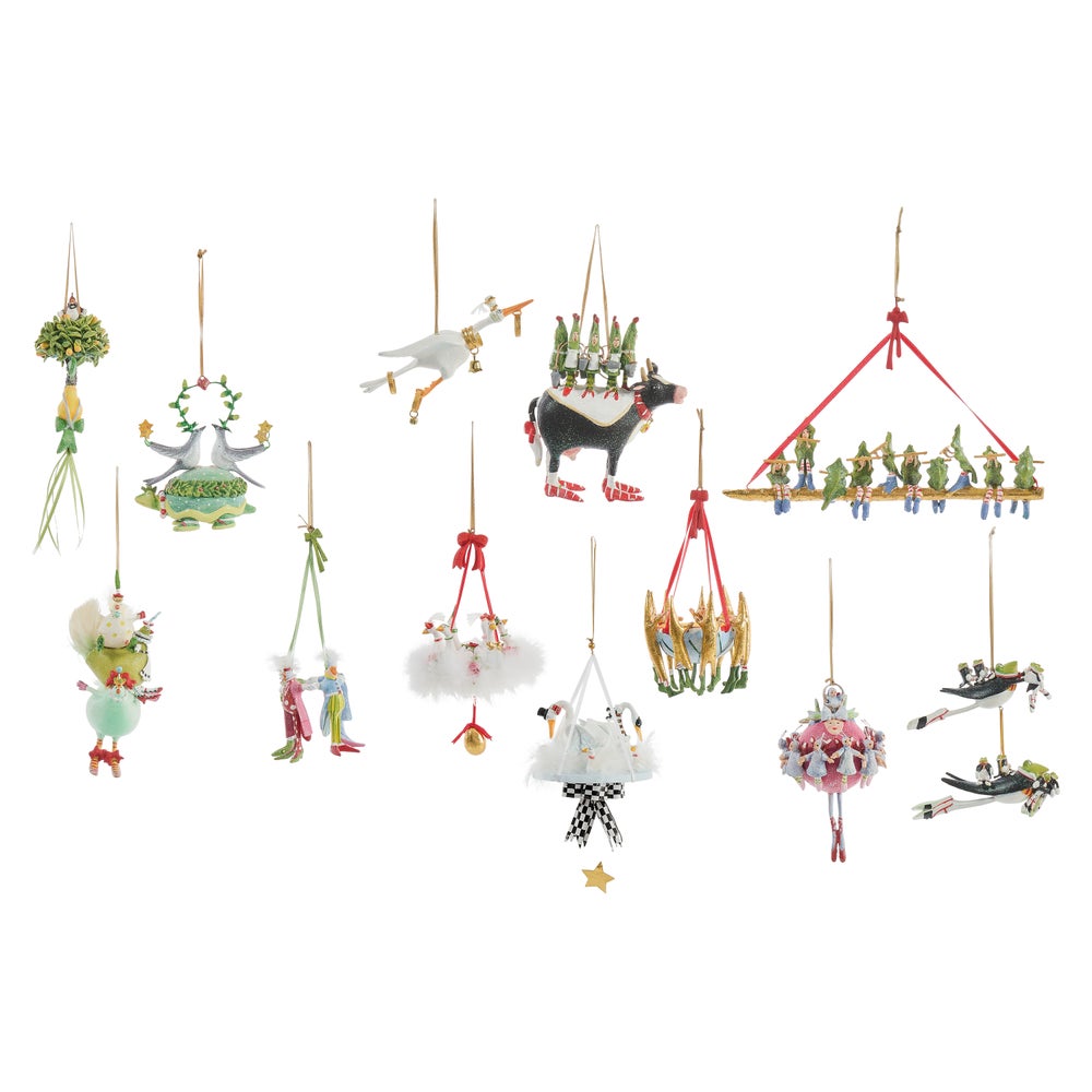 Patience Brewster 12 Days Ornament Set mackenzie-childs Panama imagen 1