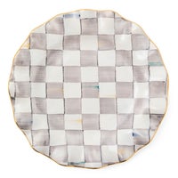 Sterling Check Fluted Ceramic Dinnerware